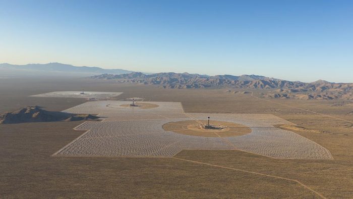 2014, largest power plant in the world photo, Ivanpah solar plant 