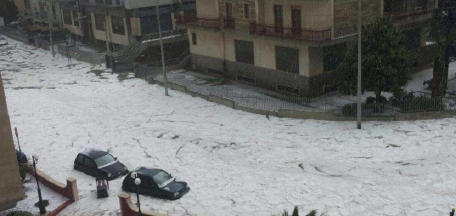 Image result for hailstorm in italy