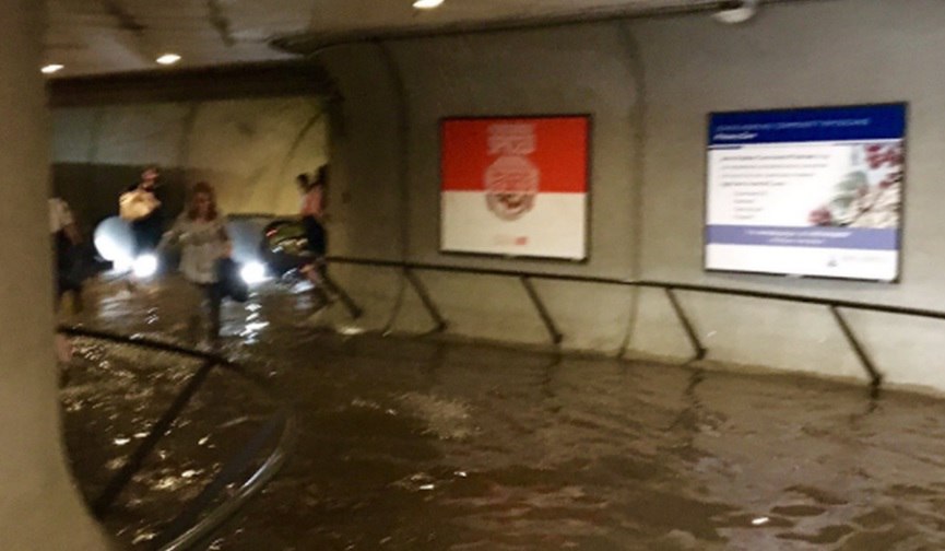 D.C. Subway Station Closed Due to Flooding, Cleveland Park Metro station flash flooding, Cleveland Park Metro station flash flooding turns escalator into waterfalls, Cleveland Park Metro station flash flooding june 21 2016, Cleveland Park Metro station flash flooding june 2016, Cleveland Park Metro station flash flooding video, Cleveland Park Metro station flash flooding pictures, The flooding turned escalators into waterfalls washington DC