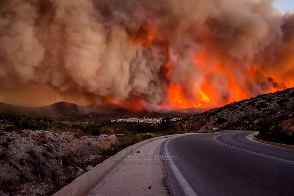 chios wildfire greece