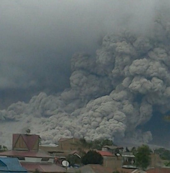 sinabung, volcanic eruption, november 2016
