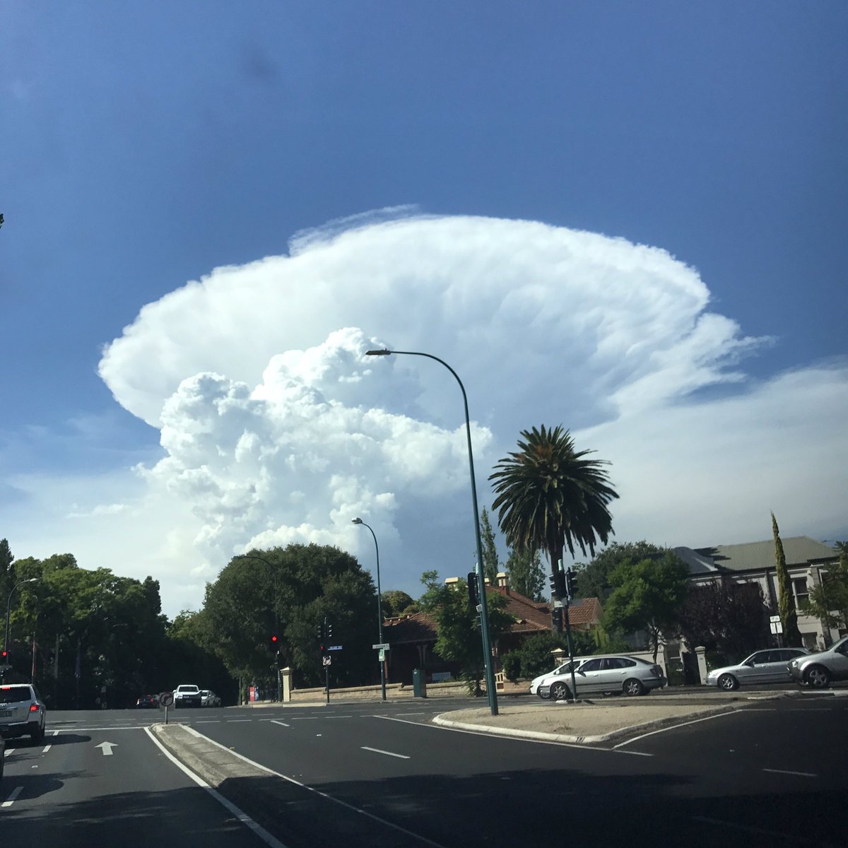 Giant mushroom cloud terrifies residents of Adelaide in Australia