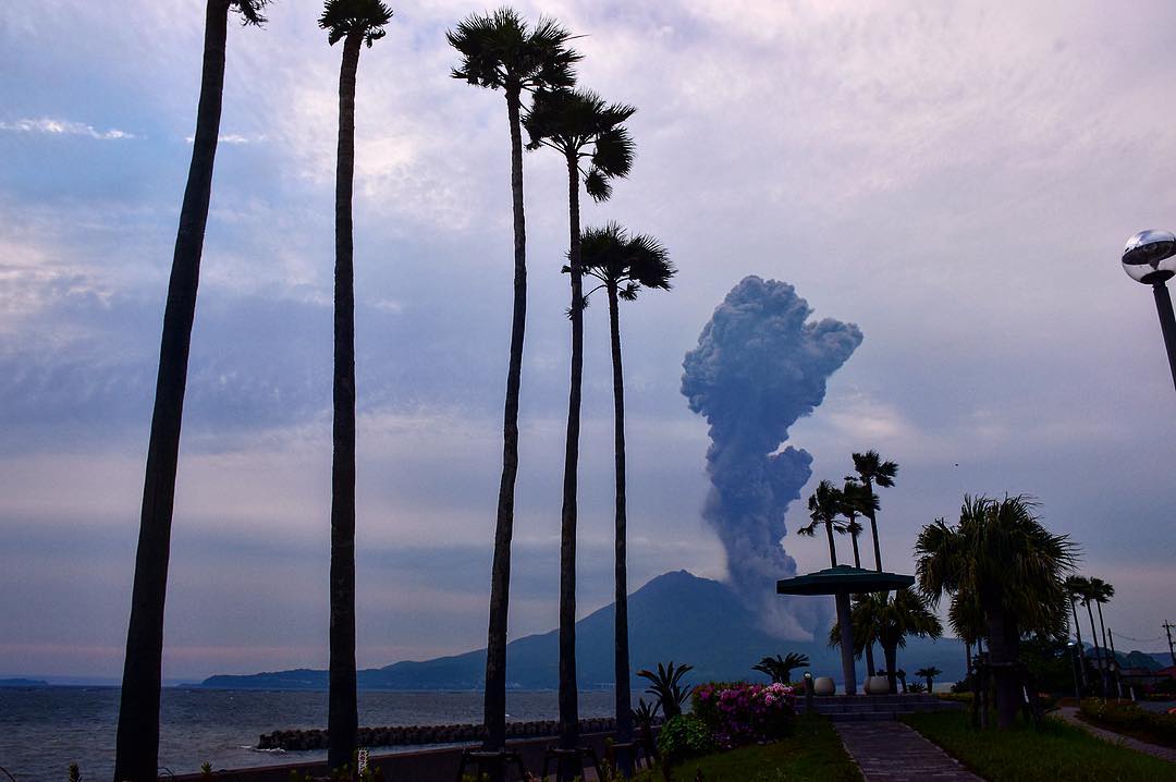 Sakurajima eruzione aprile 2017