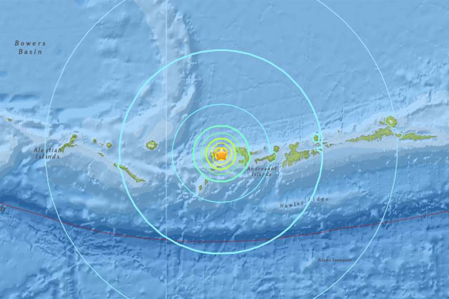 tanaga volcano M6.4 earthquake, A magnitude 6.4 quake struck near Tanaga Volcano, Alaska on May 8 2017