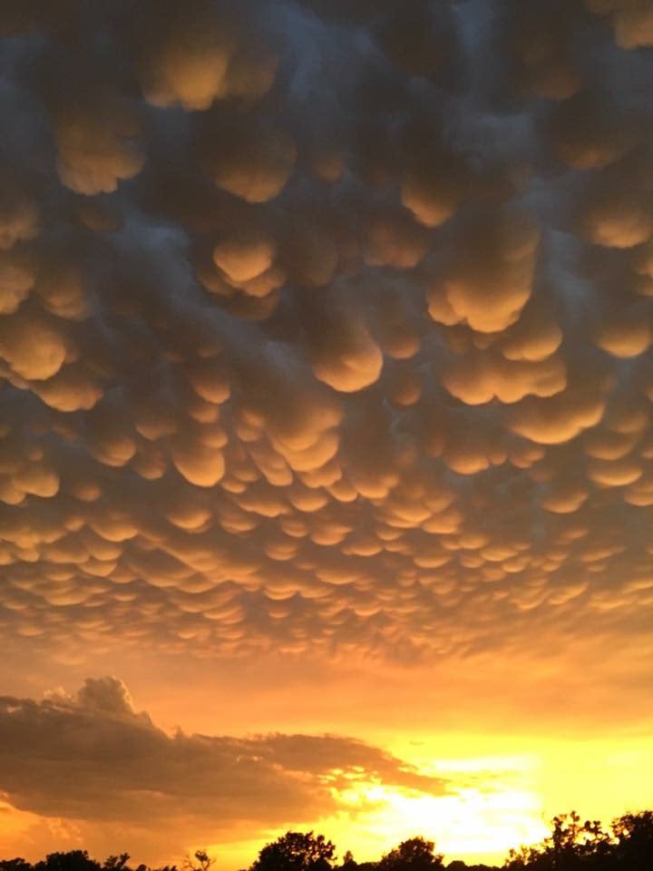 mammatus clouds Kansa June 15 2017, weaponized clouds kansas june 15 2017