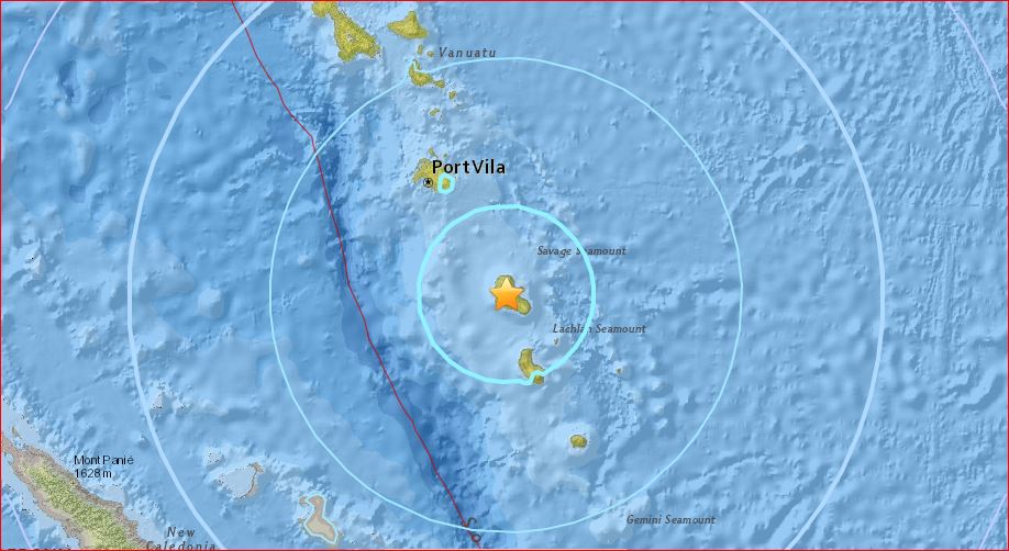 M6.4 earthquake vanuatu september 20 2017, M6.4 earthquake hit Vanuatu on September 20 2017