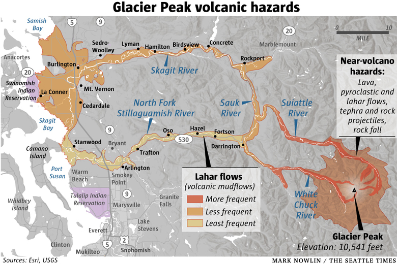 Glacier Peak volcanic hazards, glacier peak, glacier peak volcano, glacier peak volcanic danger