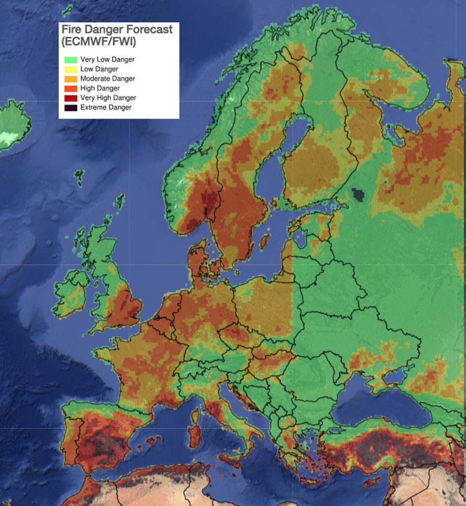 heatwave and deadly wildfires europe, heatwave europe, wildfire europe, wildfire europe risk