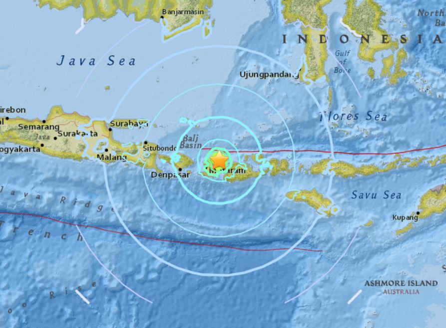 M6.3 earthquake lombok indonesia august 19 2018, M6.3 earthquake lombok indonesia august 19 2018 map, M6.3 earthquake lombok indonesia august 19 2018 video