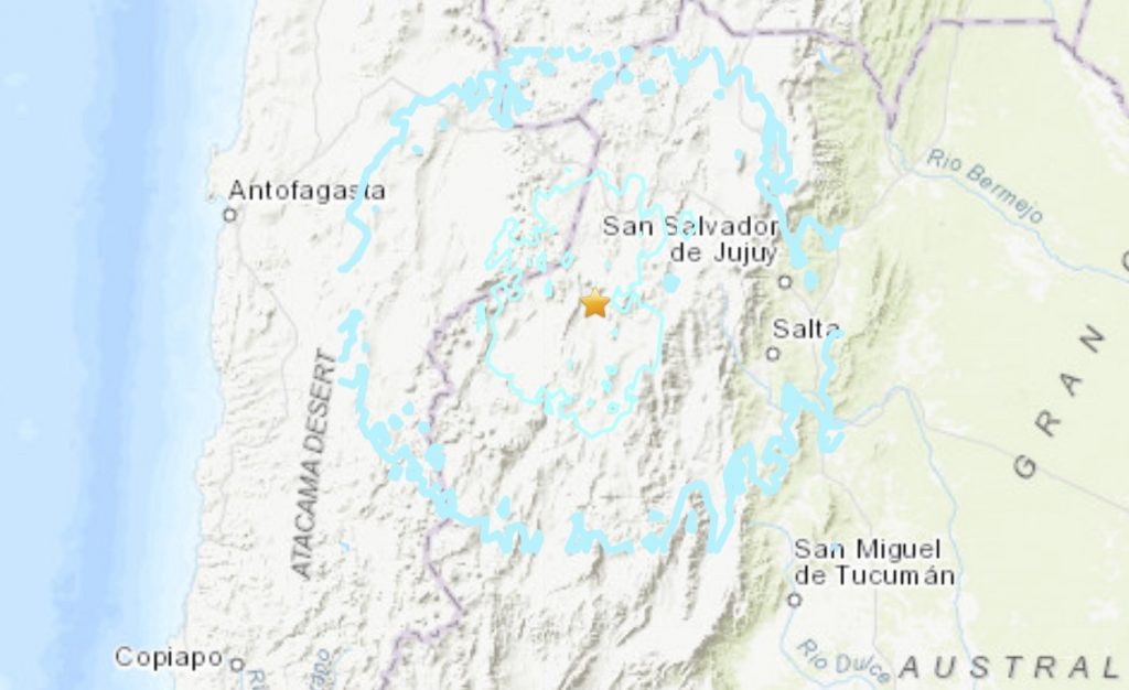 M6.3 earthquake hits Argentina on November 30, 2020