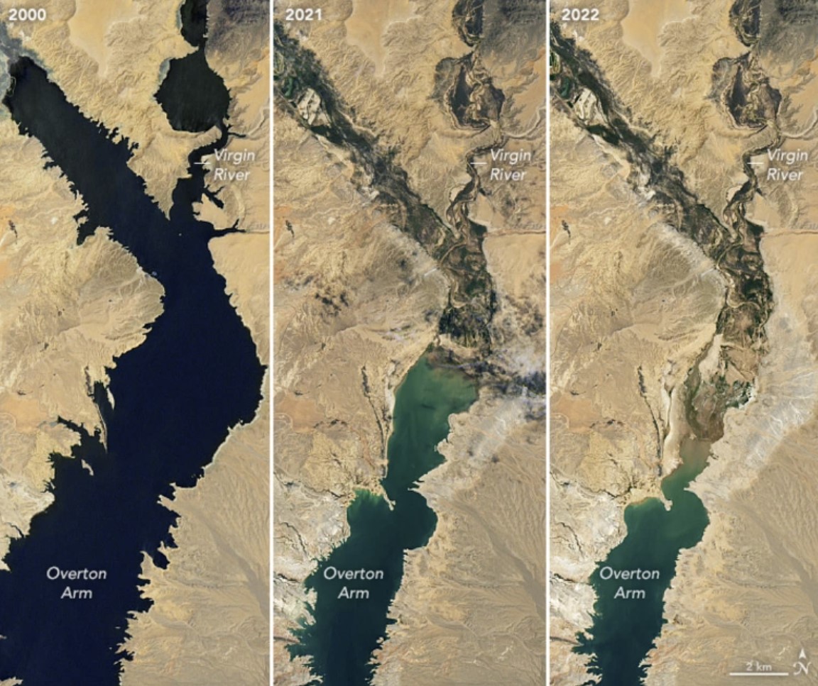 That's depressing! Lake Mead water levels over the years (video and graphs) - Strange Sounds