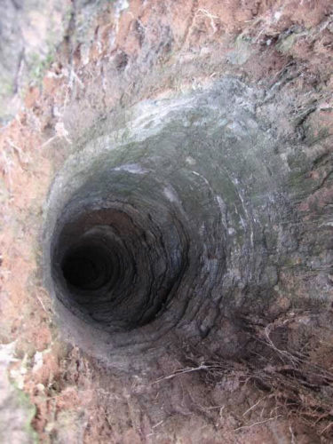 weird round holes in Russia in deep forests