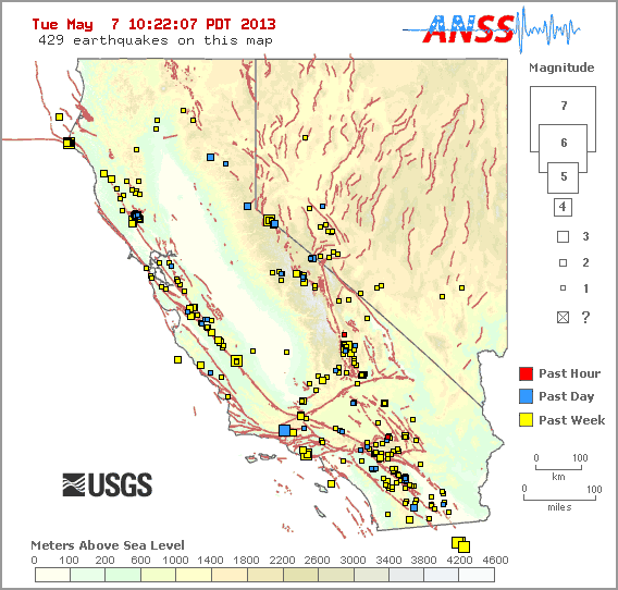 aftershocks after california earthquake march 2013