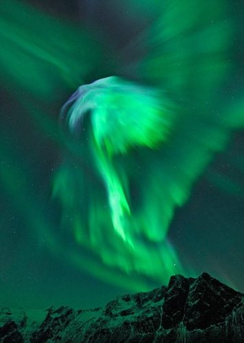 Norway aurora borealis