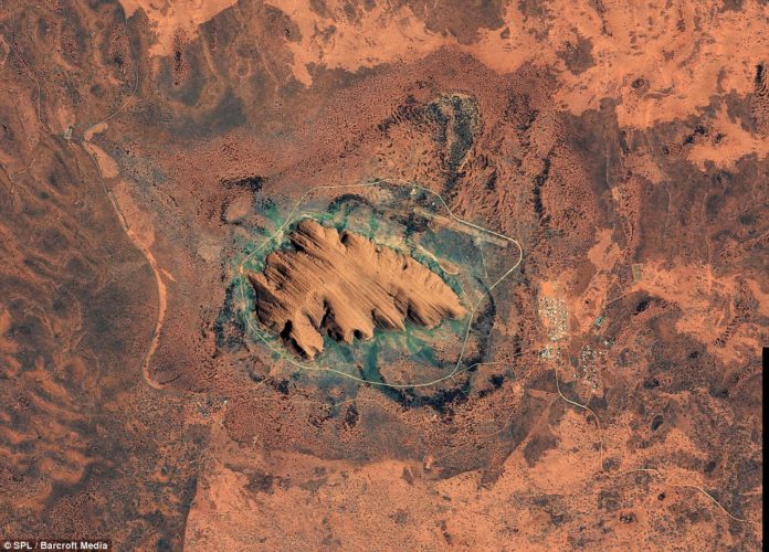 Uluru in Australia or Ayres Rock 