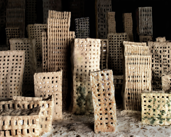 'Decor' By Johanna Martensson: Photos of a City of Bread Decomposing Over 6 Months
