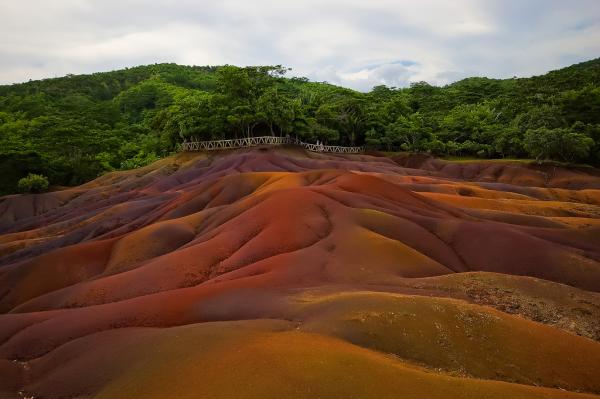 Seven Coloured Earths, Seven Coloured Earths pictures, Seven Coloured Earths video, Seven Coloured Earths mauritius photos and videos, Mysterious Seven Coloured Earths at Chamarel