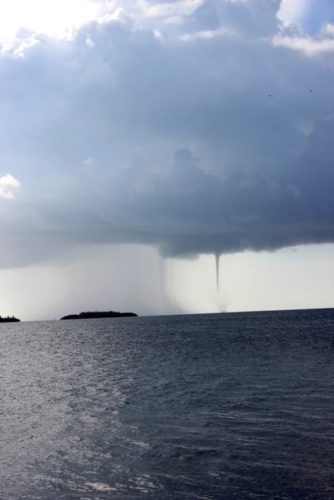 Waterspout Key West in Florida September 6 2013, Waterspout Key West Florida, September 6 2013