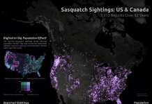 bigfoot sighting map, bigfoot map, map of bigfoot sighting, This bigfoot sighting map shows all sasquatch reports in Canada and the USA within the last 92 years., Sasquatch Sightings map, sasquatch map, us and canadian sasquatch sightings map, Bigfoot reports map, Sasquatch reports map, Skookum reports map, Yahoo reports map, Sasquatch sightings map, Skookum sightings map, Yahoo sightings map, map of bigfoot, us and canada bigfoot sightings, us and canada bigfoot sightings map, map of us bigfoot reports, map of canada sasquatch reports, Map Shows 3,312 Bigfoot Sighting Locations Over 92 Years, Squatch Watch: 92 Years of Bigfoot Sightings in the US and Canada, mysterious phenomenon map, map of sasquatch, map of bigfoot, september 2013