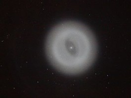 mysterious white halo - strange sky phenomenon