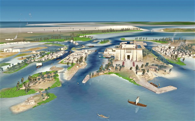 Mysterious ruined cities: Thonis or Heracleion in Egypt, Mysterious ruined cities, Thonis, Heracleion, Egypt, lost cities heraklion, lost cities thonis