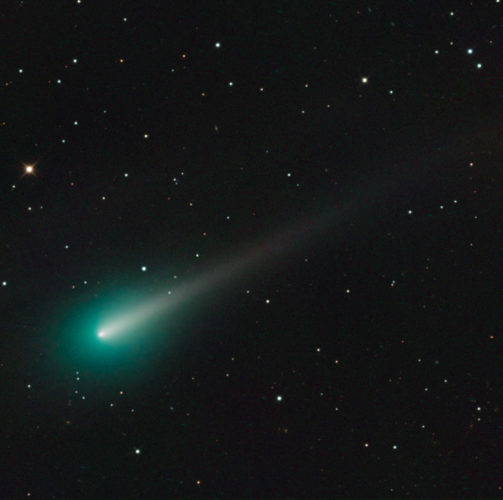 comet ison, comet ison color, comet ison green october 2013, New Comet ISON Pictures: The Comet of the Century Blazes Green, comet ison is green, ison is green, photo of green comet ison, new photo shows green comet ison, comet ison is green october 2013, green comet ison october 2013, comet ison conspiracy: ison is now green october 2013, comet ison is green in october 2013, comet ison shines green in ocotber 2013, Comet ISON is green in the sky atop Mount Lemmon, Arizona on October 8 2013 by Adam Block 