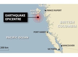earthquake haida Gwaii 2012, map of the Haida Gwaii earthquake of 2012 soun of earthquake, earthquake sound