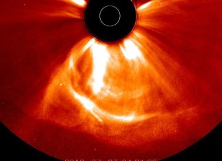 Fastest CME ever recorded, fastest coronal mass ejection video, what is the speed of the fastest coronal mass ejection ever recorded, Fastest CME, Fastest CME video, Fastest CME STEREO, solar storm video, fastest coronal mass injection ever recorded video, Fastest CME ever recorded, Observations of an extreme storm in interplanetary space caused by successive coronal mass ejections, what creates CME, How are large CME created?, solar eruption, solar storm, fastest solar storm, fastest solar coronal ejection, study on fastest, Image of the fastest solar coronal eruption on July 23, 2012, at 12:24 a.m. EDT, how form large CME?