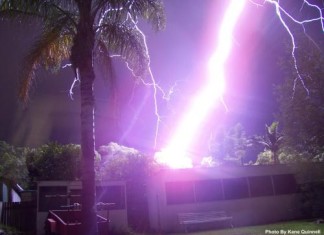 lightning, lightning photo, lightning image, wtf lightning, wtf lightning photo, wtf lightning video, terrifying lightning strike, terrifying lightning strike photo, terrifying lightning strike image, lightning strike photo, An amateur photographer in Australia took this out in his backyard one lightning storm (in Sydney I think). He got quite a bit of media coverage, and I think his hearing and eyesight recovered eventually.