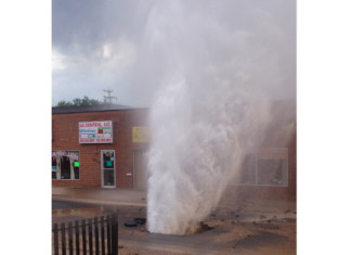 Water Main Break Sends Gallons Gushing Into Air, geyser, geyser aurora, geyser aurora june 2014, water main break, water main break auror june 2014, sinkhole, sinkhole june 2014, sinkhole aurora june 2014, This amazing geyser erupted from a stree in Aurora after a water main break created a sinkhole on June 26 2014. Photo: Martha Diera, A water main break sent thousands of gallons of water through the pavement and into the air in Aurora Thursday afternoon, amazing geyser in Aurora june 2014, geyser erupts in aurora after water main break, water main break creates sinkhole and geyser in aurora, geyser eruption aurora june 2014, water main break geyser eruption june 2014 aurora, water main break geyser aurora june 2014, strange geyser eruption in aurora june 2014