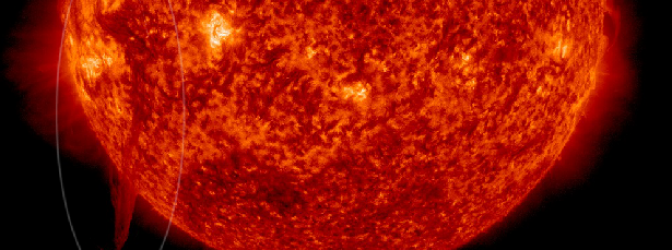 Enormous Solar Filament 'Fuse' Touches-Off a Solar Explosion (VIDEO), solar eruption june 2014, solar explosion june 2014, sun activity june 2014, giant sun filament june 2014 video, amazing solar filament, huge sun filament triggers sun explosion, giant solar filament explosion june 2014, The solar explosion triggered by this giant solar filament was recorded by NASA on June 5 2014. Look at the video, It's amazing!,  Enormous Solar Filament 'Fuse' Touches-Off a Solar Explosion | Video A plasma filament stretching about half the Sun's length 'danced' above the its surface for nearly 4 days before being sucked onto the surface, igniting a bright eruption, whose image was captured by NASA spacecraft, Huge solar filament collapses - Hyder flare - June 4 2014, A huge solar filament, located in the southeast quadrant and stretching across more than 500 000 km, collapsed around 14:30 UTC on June 4 2014 and hit the solar surface causing a "Hyder flare" - a type of solar flare that occurs without the aid of sunspots, 