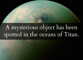mystery blob titan sea june 2014, mysterious feature titan sea june 2014, mysterious transient object in Titan sea, titan mystery object june 2014, mystery transient object spotted in Titan Sea, weird object on titan, strange blob and transient object in Titan sea, unknown object on Titan, unexplained object spotted on Titan, titan alien object sea, A mysterious transient object was spotted in a Titan sea by Cassini.