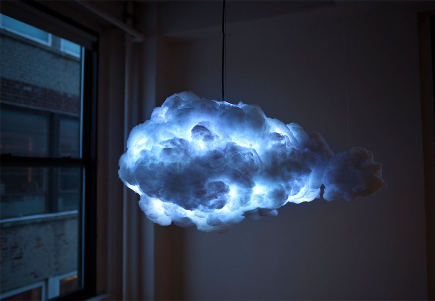 Interactive thunderstorm cloud lamp by Richard Clarkson, cloud lamp, experimental art: cloud lamp video, thunderstorm lamp, cloud lamp by Richard Clarkson, ineteractive cloud lamp by Richard Clarkson, Richard Clarkson interactive lamp, This Interactive Cloud Lamp Will Bring A Thunderstorm Into Your Living Room!, amazing art, cool interactive lamp, amazing things around the world, amazing art around the world, cool interactive lamp around the world, experimental art: amazing interactive lamp creates a thunderstorm in your living