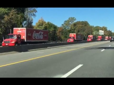 2014 Worlds Largest Truck Convoy Special Olympics, 2014 Worlds Largest Truck Convoy Special Olympics, mysterious truck convoy, truck convoy virginia, massive and mysterious truck convoy virginia, What was this massive truck convoy in Virginia? Conspiracy or Special Olympics?, 