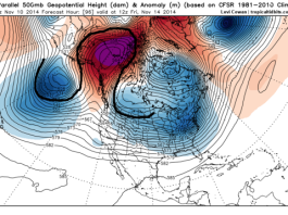 omega block blizzard usa november 2014, omega block usa, blizzard usa, arctic blast usa, Meet the “Omega Block,” Your Wintry Companion for (At Least) the Next Two Weeks