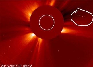 Mysterious Object Exploses near Sun, mysterious explosion near sun, mysterious elongated object explodes near sun, ufo explosion sun, ufo explosion sun