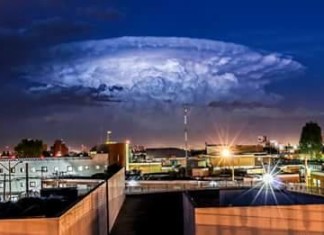 strange cloud San Luis Potosí, amazing cloud video, thunderstorm cloud video, video of thunderstorm san luis potosi, Apocalyptic thunderstorm cloud engulfs San Luis Potosi, Nube de Tormenta en San Luis Potosí