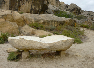 Musical stone gobustan, Musical stone gobustan video, Musical stone of gobustan, gobustan musical stone, mighty musical stone gobustan, Gaval Dashy, tambourine stone, Azerbaycan Gaval Dashy, The musical stone in the Gobustan National Park