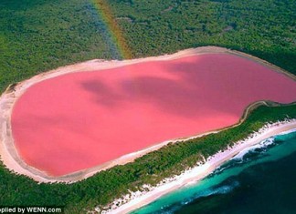 pink lake, pink lake hillier, lake hillier, hillier pink lake, lake hillier australia