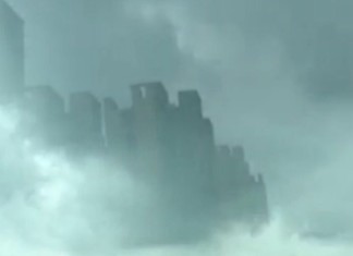 blue beam project, project blue beam, nasa project blue beam, city appears in sky of foshan, blue beam project reality, skycrapers appear in the cloud over china, mysterious mirage over city in china, What are these skycrapers doing in the sky over Foshan