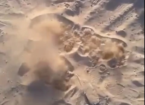 bubbling sand gaza, bubbling sand gaza video, gaza bubbling sand, sand is bubbling in gaza, gaza sand bubbling video, video of bubbling sand gaza, video of bubbling sand in Gaza