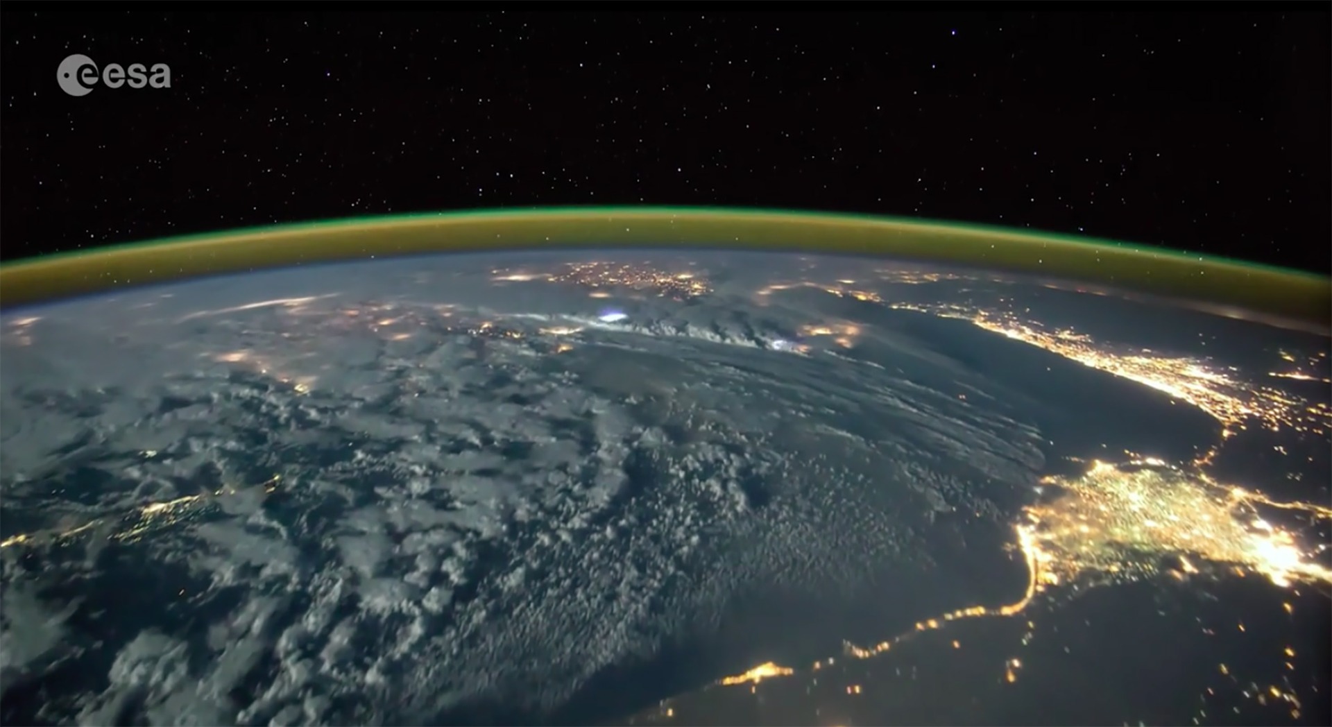 lightning from space video, lightning from iss video, lightning from space video timelapse, iss lightning video, lightning from space, lightning from iss
