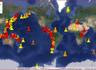 increase volcanic eruption february 2016, dramatic increase volcanic eruptions february 2016, strong increase volcano eruption 2016, 2016 volcano year, strong increase volcano eruption 2016, map of active volcanoes, map of volcano eruption around the world, map currently active volcano