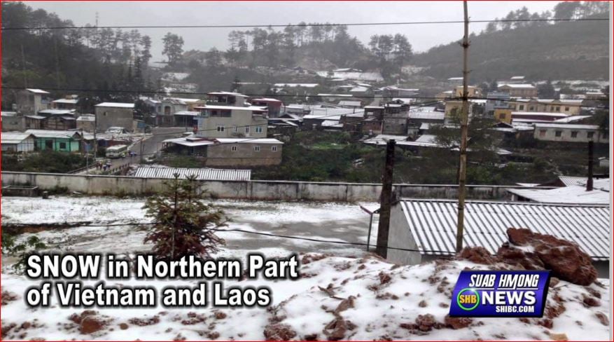 snow vietnam, First ever snow in central Vietnam, snow vietnam 2016, first ever snow vietnam february 2016, vietnam snow climate anomaly, video, vietnam snow video, video snow vietnam 2016, cooling earth, extreme cold vietnam 2016