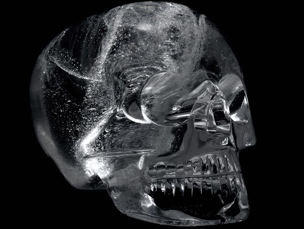 crystal skulls, crystal skulls mystery,crystal skulls legend, crystal skulls picture, crystal skulls video, crystal skulls power, This specimen, owned by the British Museum in London, was originally thought to have been made by the Aztec of Mexico but was later determined to be a fake. Photograph by AFP/Getty ImagesBy Richard A. Lovett and Scot Hoffman