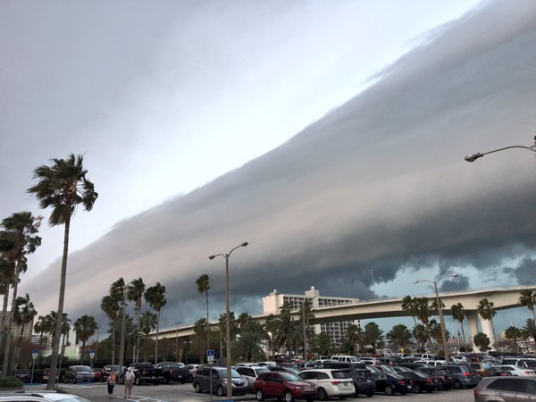 florida shelf cloud, florida storm march 25 2016, florida shelf cloud march 25 2016 picture