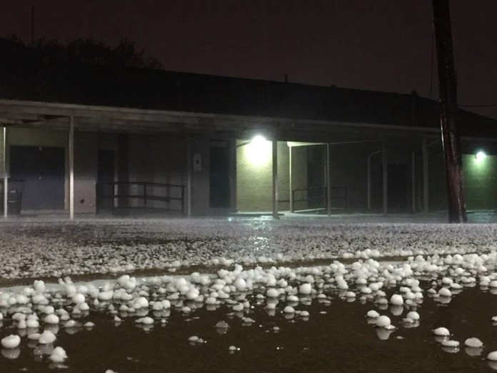 Freak hailstorm destroys Fort Worth, Texas Strange Sounds