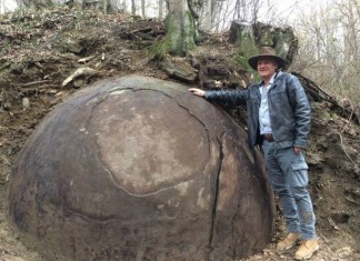 mysterious man-made sphere bosnia, rock sphere bosnia, mysterious stone ball bosnia, archeologist discovers giant rock sphere bosnia, bosnia man-made sphere april 2016