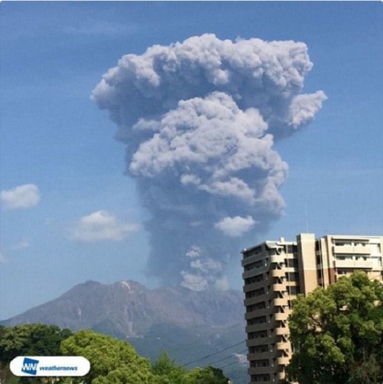 Sakurajima Volcano eruption may 2 2016, Sakurajima Volcano eruption may 2 2016 japan, japan Sakurajima Volcano eruption may 2 2016 pictures, volcanic unrest 2016, ring of fire increased activity 2016, 3 volcanoes erupt may 2 2016, lkatest volcanic eruption may 2 2016