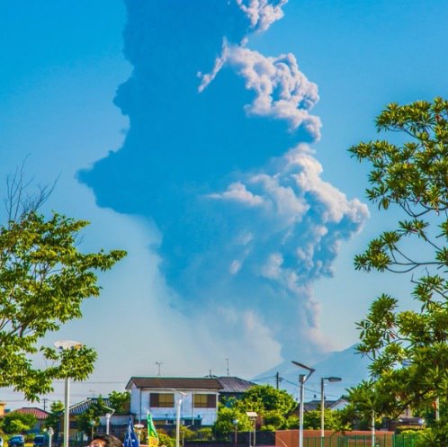 Sakurajima eruption may 13 2016, Sakurajima eruption may 13 2016 pictures